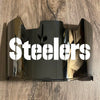 Pittsburgh Steelers Full Size Football Helmet Visor Shield Silver Chrome Mirror w/ Clips - PICK LOGO COLOR