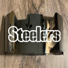 Pittsburgh Steelers Full Size Football Helmet Visor Shield Silver Chrome Mirror w/ Clips - PICK LOGO COLOR