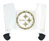 Pittsburgh Steelers Limited Edition Mini Football Helmet Visor Shield w/ Clips - PICK VISOR & LOGO COLOR