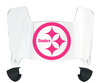 Pittsburgh Steelers Limited Edition Mini Football Helmet Visor Shield w/ Clips - PICK VISOR & LOGO COLOR