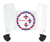 Pittsburgh Steelers Limited Edition Mini Football Helmet Visor Shield w/ Clips - PICK VISOR & LOGO COLOR