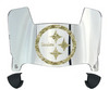 Pittsburgh Steelers Limited Edition Mini Football Helmet Visor Shield w/ Clips - PICK VISOR & LOGO COLOR