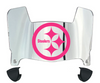 Pittsburgh Steelers Limited Edition Mini Football Helmet Visor Shield w/ Clips - PICK VISOR & LOGO COLOR
