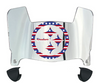Pittsburgh Steelers Limited Edition Mini Football Helmet Visor Shield w/ Clips - PICK VISOR & LOGO COLOR