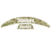 Pittsburgh Steelers MIDI Mid Size SpeedFlex Football Helmet Front & Back Bumper Decal Set - Pick Color
