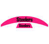 Pittsburgh Steelers MIDI Mid Size SpeedFlex Football Helmet Front & Back Bumper Decal Set - Pick Color