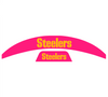 Pittsburgh Steelers MIDI Mid Size SpeedFlex Football Helmet Front & Back Bumper Decal Set - Pick Color