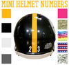 Pittsburgh Steelers Jersey Style Vinyl Number Decal Sheet Set of 50 #0-9 - Pick Color & Size