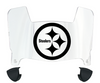 Pittsburgh Steelers Mini Football Helmet Visor Shield w/ Clips - PICK VISOR & LOGO COLOR