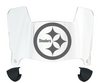 Pittsburgh Steelers Mini Football Helmet Visor Shield w/ Clips - PICK VISOR & LOGO COLOR