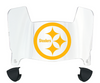 Pittsburgh Steelers Mini Football Helmet Visor Shield w/ Clips - PICK VISOR & LOGO COLOR