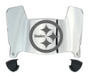 Pittsburgh Steelers Mini Football Helmet Visor Shield w/ Clips - PICK VISOR & LOGO COLOR