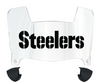 Pittsburgh Steelers Mini Football Helmet Visor Shield w/ Clips - PICK VISOR & LOGO COLOR