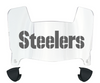 Pittsburgh Steelers Mini Football Helmet Visor Shield w/ Clips - PICK VISOR & LOGO COLOR