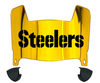 Pittsburgh Steelers Mini Football Helmet Visor Shield w/ Clips - PICK VISOR & LOGO COLOR