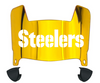Pittsburgh Steelers Mini Football Helmet Visor Shield w/ Clips - PICK VISOR & LOGO COLOR