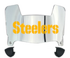 Pittsburgh Steelers Mini Football Helmet Visor Shield w/ Clips - PICK VISOR & LOGO COLOR