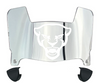 Pittsburgh Panthers Mini Football Helmet Visor Shield w/ Clips - PICK VISOR & LOGO COLOR