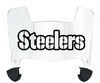 Pittsburgh Steelers Mini Football Helmet Visor Shield w/ Clips - PICK VISOR & LOGO COLOR