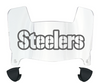 Pittsburgh Steelers Mini Football Helmet Visor Shield w/ Clips - PICK VISOR & LOGO COLOR