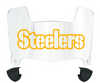 Pittsburgh Steelers Mini Football Helmet Visor Shield w/ Clips - PICK VISOR & LOGO COLOR