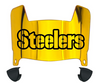 Pittsburgh Steelers Mini Football Helmet Visor Shield w/ Clips - PICK VISOR & LOGO COLOR