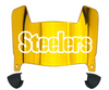 Pittsburgh Steelers Mini Football Helmet Visor Shield w/ Clips - PICK VISOR & LOGO COLOR