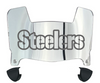 Pittsburgh Steelers Mini Football Helmet Visor Shield w/ Clips - PICK VISOR & LOGO COLOR
