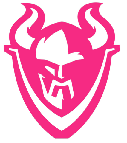 Portland State Vikings HOT PINK Mascot Logo Premium DieCut Vinyl Decal PICK SIZE