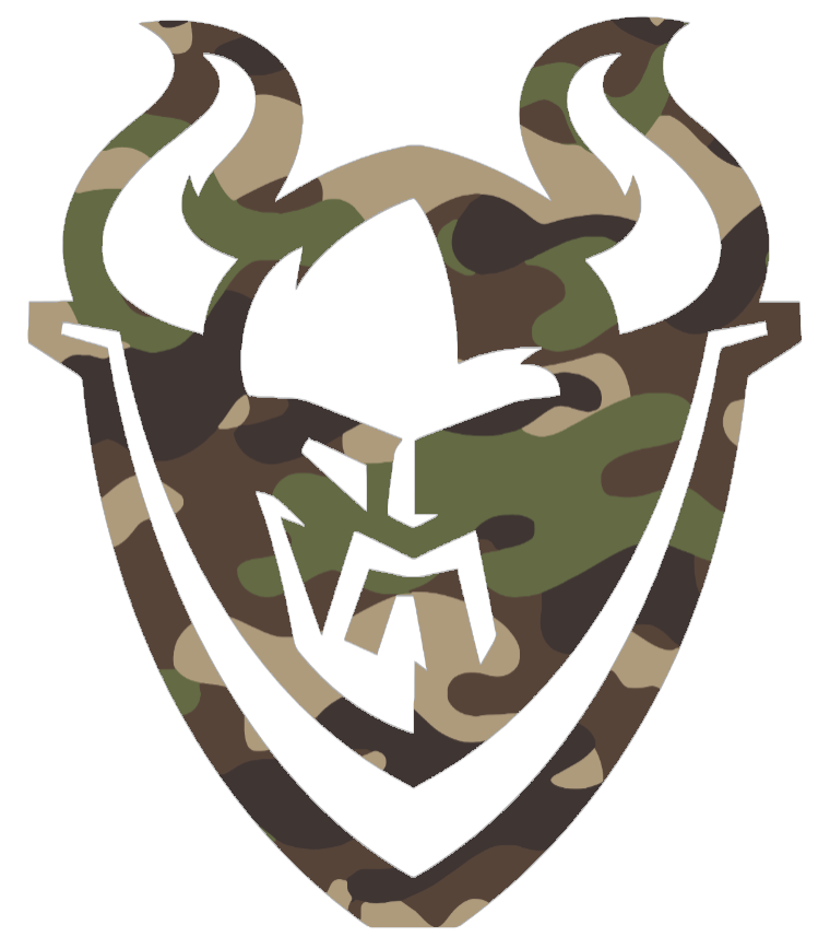 Portland State Vikings Woodland Camo Camouflage Mascot Logo Premium DieCut Vinyl Decal PICK SIZE
