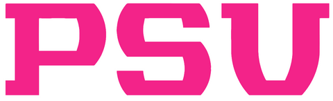 Portland State Vikings Hot Pink PSU Logo Premium DieCut Vinyl Decal PICK SIZE