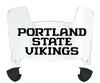 Portland State Vikings Mini Football Helmet Visor Shield w/ Clips - PICK VISOR & LOGO COLOR