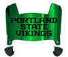 Portland State Vikings Mini Football Helmet Visor Shield w/ Clips - PICK VISOR & LOGO COLOR
