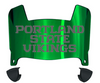 Portland State Vikings Mini Football Helmet Visor Shield w/ Clips - PICK VISOR & LOGO COLOR