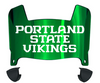 Portland State Vikings Mini Football Helmet Visor Shield w/ Clips - PICK VISOR & LOGO COLOR