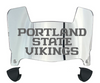 Portland State Vikings Mini Football Helmet Visor Shield w/ Clips - PICK VISOR & LOGO COLOR