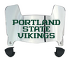 Portland State Vikings Mini Football Helmet Visor Shield w/ Clips - PICK VISOR & LOGO COLOR