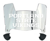 Portland State Vikings Mini Football Helmet Visor Shield w/ Clips - PICK VISOR & LOGO COLOR
