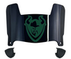 Portland State Vikings Mini Football Helmet Visor Shield w/ Clips - PICK VISOR & LOGO COLOR