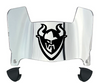 Portland State Vikings Mini Football Helmet Visor Shield w/ Clips - PICK VISOR & LOGO COLOR