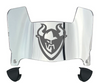 Portland State Vikings Mini Football Helmet Visor Shield w/ Clips - PICK VISOR & LOGO COLOR