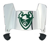 Portland State Vikings Mini Football Helmet Visor Shield w/ Clips - PICK VISOR & LOGO COLOR