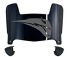 Portland State Vikings Mini Football Helmet Visor Shield w/ Clips - PICK VISOR & LOGO COLOR