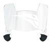 Portland State Vikings Mini Football Helmet Visor Shield w/ Clips - PICK VISOR & LOGO COLOR