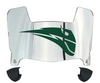 Portland State Vikings Mini Football Helmet Visor Shield w/ Clips - PICK VISOR & LOGO COLOR