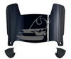 Portland State Vikings Mini Football Helmet Visor Shield w/ Clips - PICK VISOR & LOGO COLOR