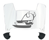 Portland State Vikings Mini Football Helmet Visor Shield w/ Clips - PICK VISOR & LOGO COLOR