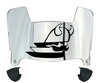 Portland State Vikings Mini Football Helmet Visor Shield w/ Clips - PICK VISOR & LOGO COLOR