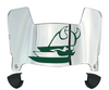 Portland State Vikings Mini Football Helmet Visor Shield w/ Clips - PICK VISOR & LOGO COLOR