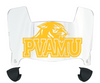 Prairie View A&M Panthers Mini Football Helmet Visor Shield w/ Clips - PICK VISOR & LOGO COLOR